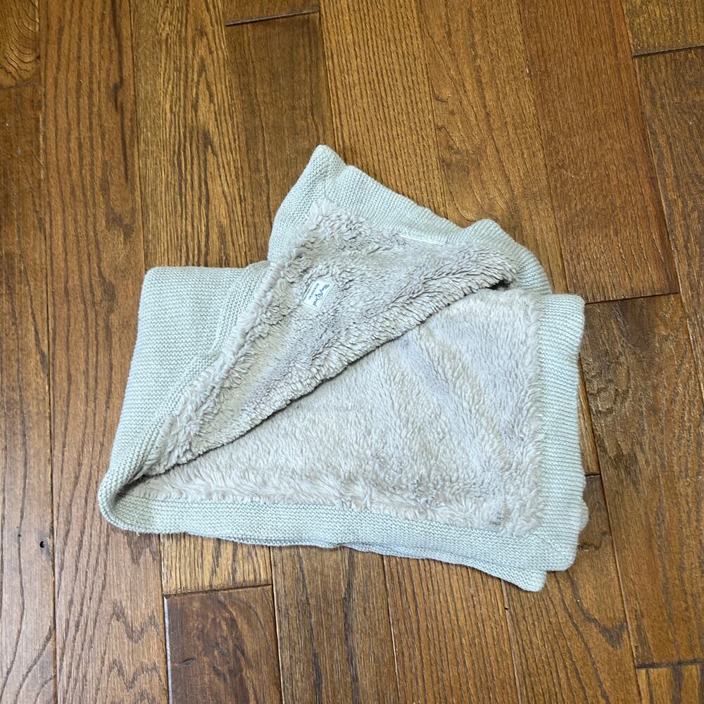 Mayoral Newborn Reversible Gray Baby Blanket Lovey